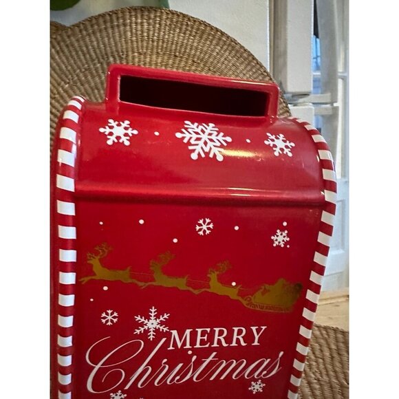 Merry Christmas Letters to Santa ceramic decor - Picture 2 of 11